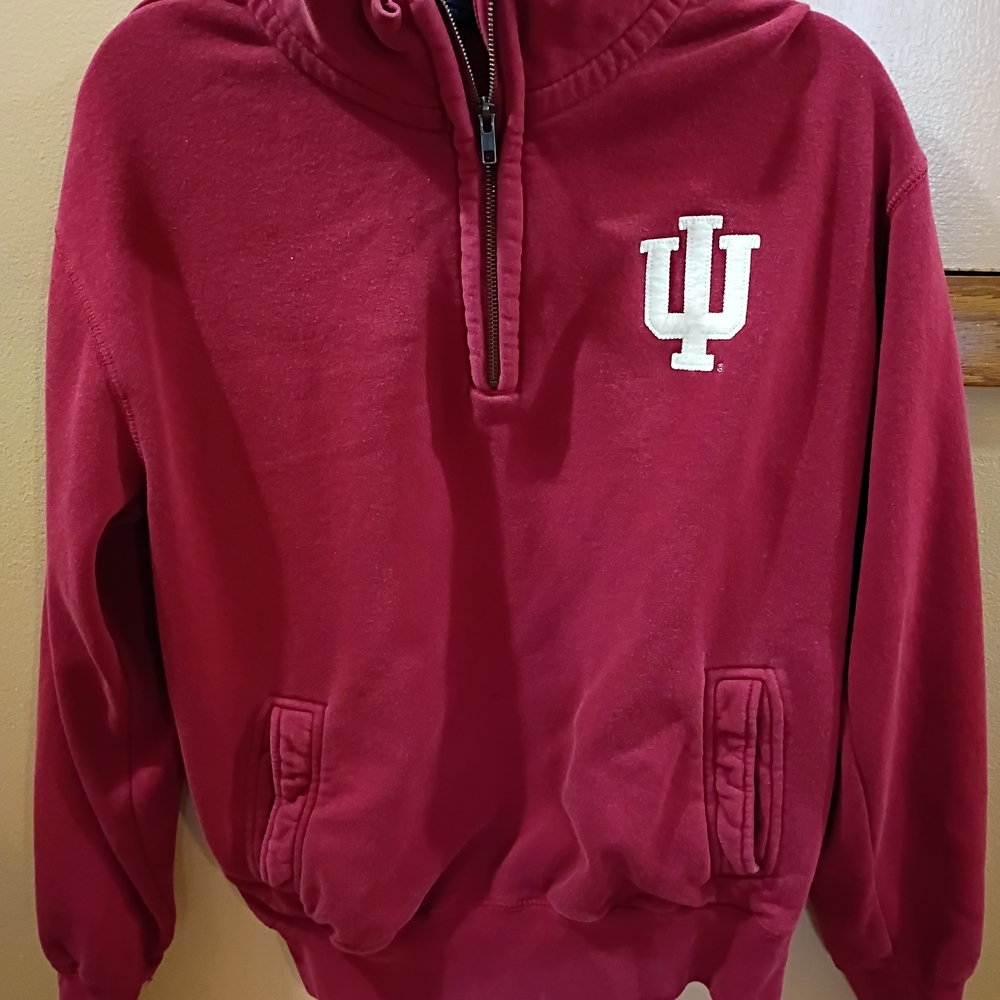 MV Sport Red Zip Up Men's Sweater